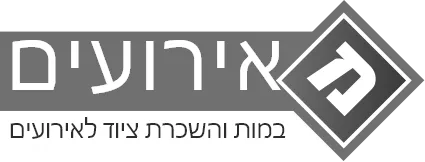 לוגו לבן אפור